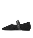 Ash Bijoux Black Ballet Flat