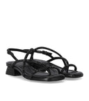 Ash Isla Black Mid Heeled Sandal