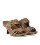 Mule à talons à talons