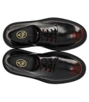 Ash Mercury Black/Burgundy Lace Up Shoe