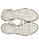Ash Precious Bis White Flat Sandal