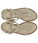 Ash Pulp Beige Flat Sandal