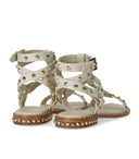 Ash Pulp Beige Flat Sandal