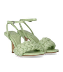 Ash Shilo Green Heeled Sandal
