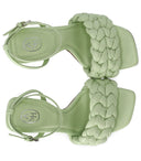 Ash Shilo Green Heeled Sandal