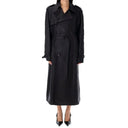 Saint Laurent Gürteltuch Satin -Trenchcoat