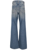 Ann Demeulemeester Genoveva 5 Pockets Relaxed Flared Trousers Stonewa