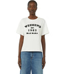 T-shirt bianca Max Mara Weekend Tenue