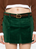 Miu Miu Gonne Velluto Coste