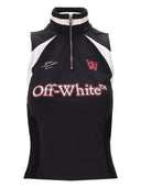Off White Tech Jer Serena S/L Top Black White