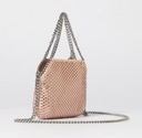Stella Mc Cartney Falabella Mini Shoulder Bag Eco Crystal & Mesh