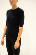 La Rose La Rose Maglia 3/4 Cashmere Blu Navy