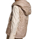 Max mara il cubo il cubo verde gilet con cappuccio
