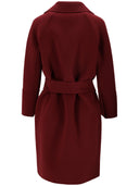 Max Mara S Cappotto Tessuto 100% Lana Vergine Ovis Aries Aries Escluso Filo Di Legatura