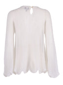 Forte Forte Maglia Pizzo Mohair Garzato Punto Pointelle