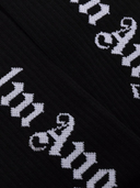 Palm Angels Classic Logo Socks Black White
