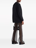Pantaloni svasati semitrasparenti di Prada