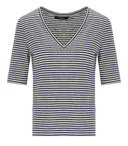 Max Mara Weekend Opzione Blue Striped T Shirt