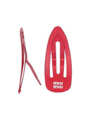 Miu Miu Accessori Capelli Miu Logo Jewels
