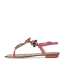 Paolo Ferrara Fuchsia Thong Sandal