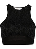 Palm Angels Monogram Jacquard Crop Top