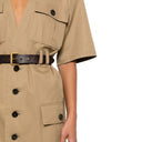 Robe Saharienne de la longueur du genou Saint Laurent