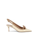 Valentino Garavani Valentino Garavani Rockstud Bow 60 Slingback Pumps