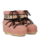 Moon Boot Icon Low Fleece Rosa Schneestiefel