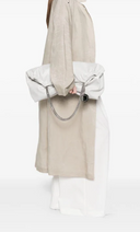 Stella Mc Cartney Falabella Drawstring Bag Eco Shaggy Deer W/Stainless Steel Chain Airlite