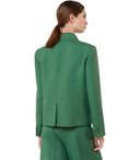 Max Mara Weekend Nembi Grüner zweireihiger Blazer