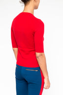 La Rose La Rose Maglia 3/4 Kaschmir Rosso