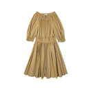 Vestido rojo de Valentino Cotton Poplin