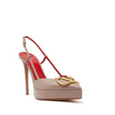 Valentino Garavani Valentino Garavani V Logo 120 Slingback Platform Pumps