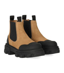 Ganni Cognac-Chelsea-Stiefel