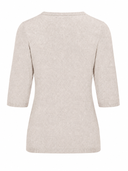 La Rose La Rose Maglia 3/4 Cashmere Grigio Melange