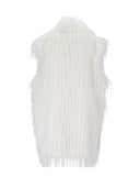 Pinko Neva Gilet Simil Volpe