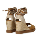 Palomitas Hedera Caramel Wedge Espadrille Sandal