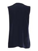Kangra Cashmere Canotta In Crepe Di Seta