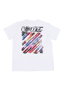 Off White Diag Watercolor Tee S/S