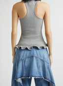 Stella Mc Cartney Frilled Hem Rib Tank