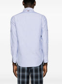 Thom Browne Armband Embellished Cotton Shirt