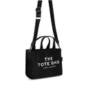 Marc Jacobs lerretet liten tote svart veske