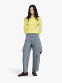 Jw Anderson Cropped Sculptural Jeans