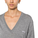 Miu miu logo c blot sweater