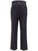Thom Browne Relaxed Classic Beltloop Trouser W/Gg Tape Details In Wrinkle Free Cotton Suiting