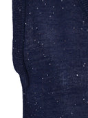 Kangra Cashmere Abito Smanicato Lungo +M Paillettes