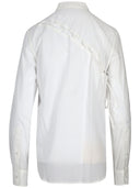 Ann Demeulemeester Lais Shirt With Laced Up Back Detail Light Cotton