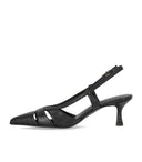 Schwarze Slingback-Pumps „Edda“ von Sergio Levantesi