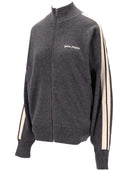Palm Angels Classic Logo Knit Track Jkt Dark Grey