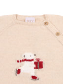 Paz Rodriguez Knit Newborn Romper "Acebo"